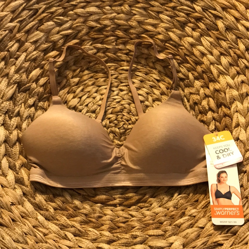 34c Warner’s simply perfect wire free w/ lift bra
